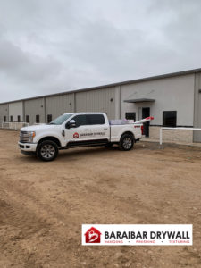 Baraibar Drywall & Insulation work truck