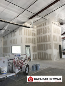 Baraibar Drywall and Insulation finishing job