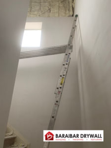 Drywall stairway